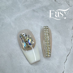 Sparkling Neutral Nail Wraps - Extravagant Series