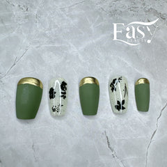 Floral Edge Nail Wraps - Bold Series