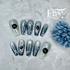 Icy Swirl Nail Wraps - Bold Series