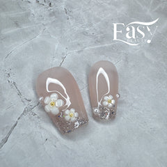 Subtle Blossom: Classic Series Nail Wear