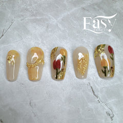 Golden Artistry Nail Wraps - Extravagant Series