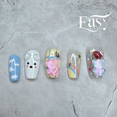 Playful Pals Nail Wraps - Bold Series