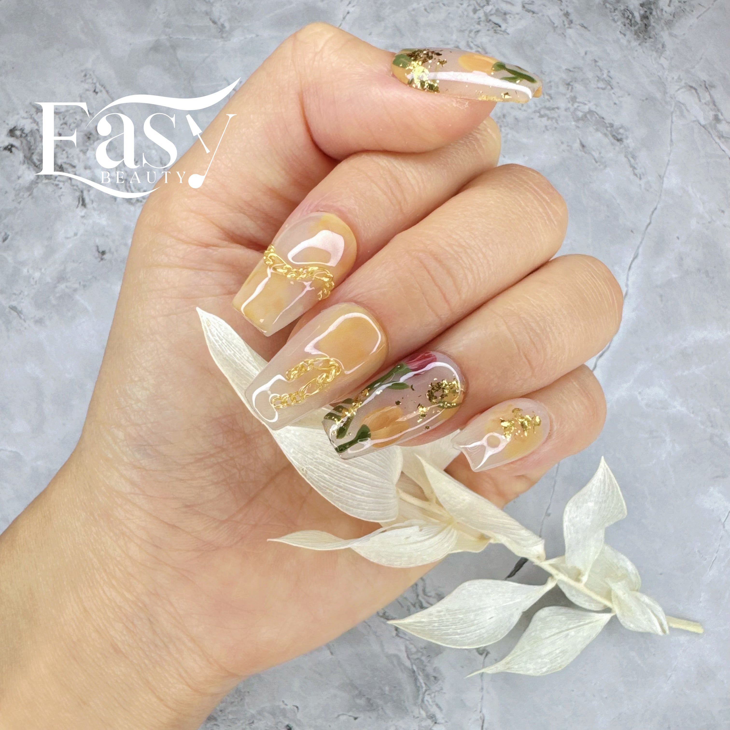 Golden Artistry Nail Wraps - Extravagant Series