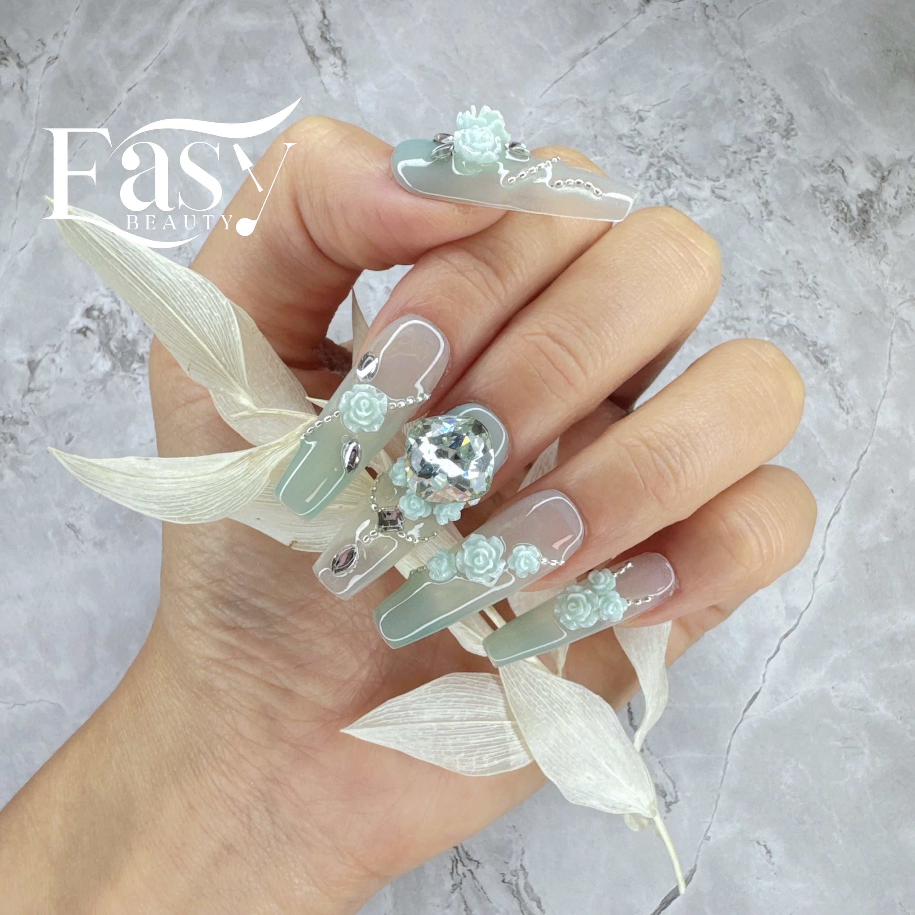 Mint Blossom Elegance - Petite Series