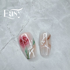 Soft Rose Nail Wraps - Petite Series