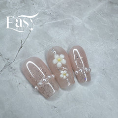 Subtle Blossom: Classic Series Nail Wear