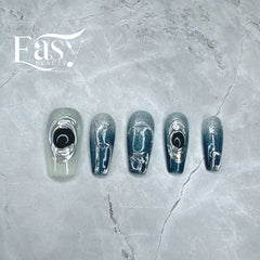 Icy Swirl Nail Wraps - Bold Series