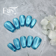 Electric Blue Sparkle Nail Wraps - Bold Series