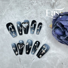 Cosmic Night Sky Nail Wraps - Bold Series