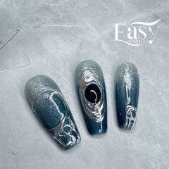 Icy Swirl Nail Wraps - Bold Series