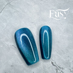 Glittering Azure Nail Wraps - Bold Series