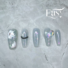 Ethereal Blossom Nail Wraps - Petite Series