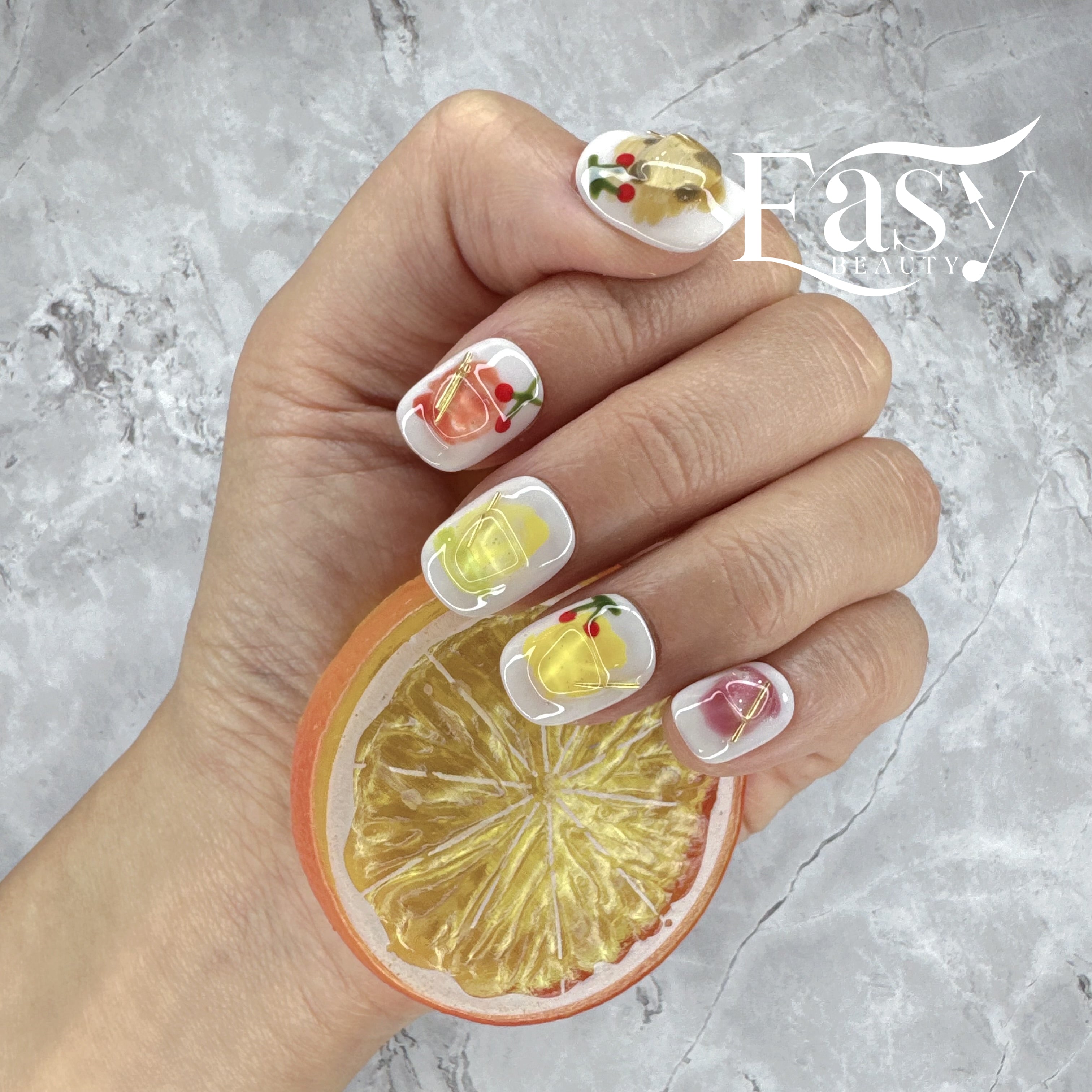 Summer Blossom Nail Wraps - Petite Series