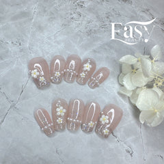 Subtle Blossom: Classic Series Nail Wear