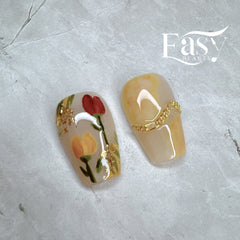 Golden Artistry Nail Wraps - Extravagant Series